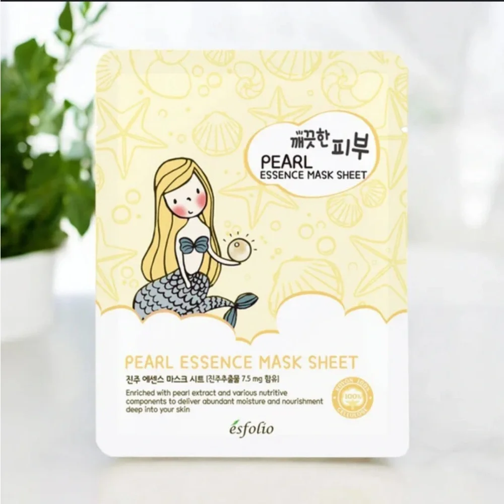 TWO PACK Esfolio Pearl Essence Mask Sheet
